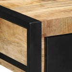 Konsollbord 100X35X75 Cm Grovt Heltre Mangotre