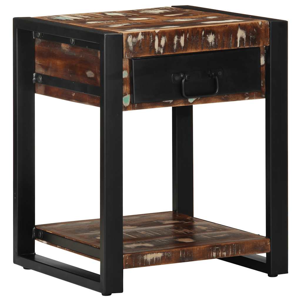 Sidebord Flerfarget 40X40X50 Cm Gjenvunnet Heltre