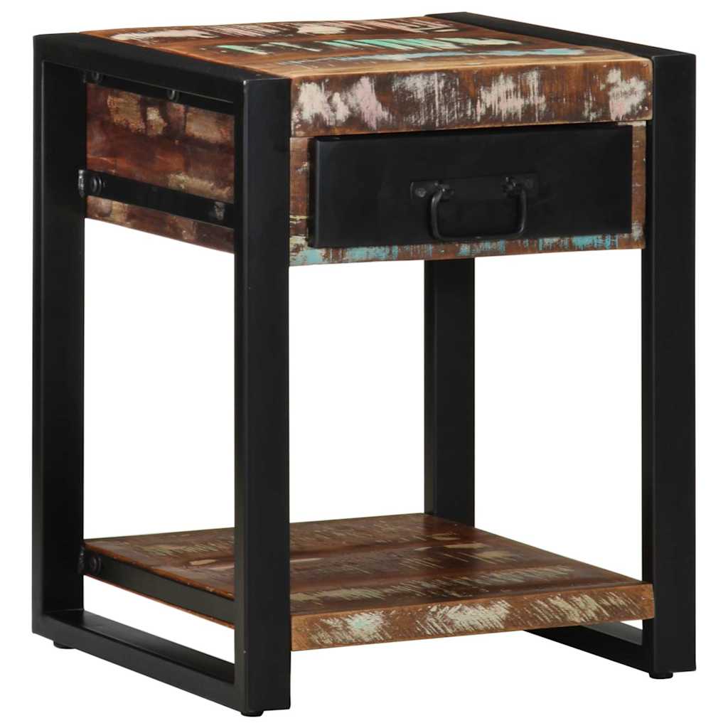 Sidebord Flerfarget 40X40X50 Cm Gjenvunnet Heltre