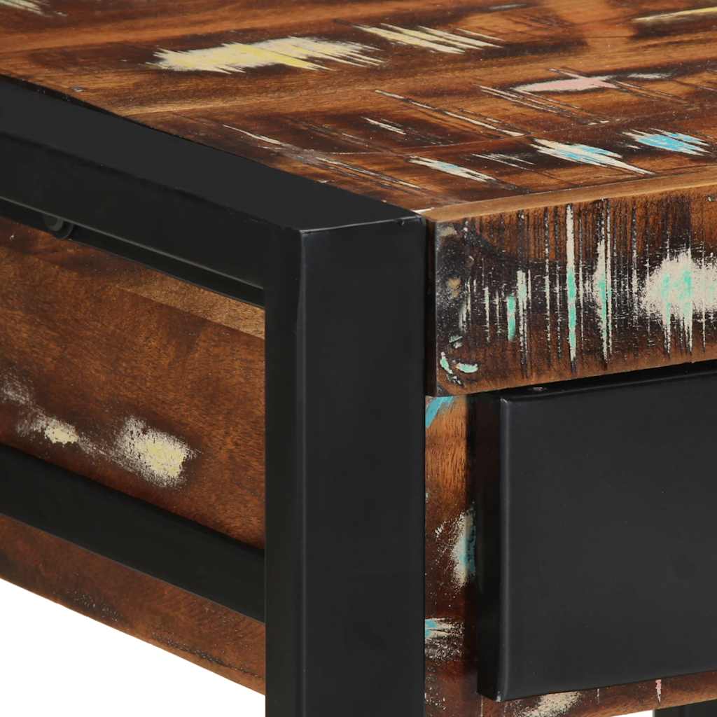 Sidebord Flerfarget 40X40X50 Cm Gjenvunnet Heltre