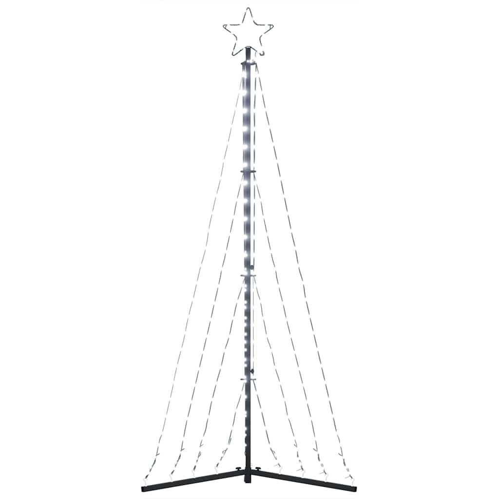 Led Juletre 339 Leds Kald Hvit 182 Cm