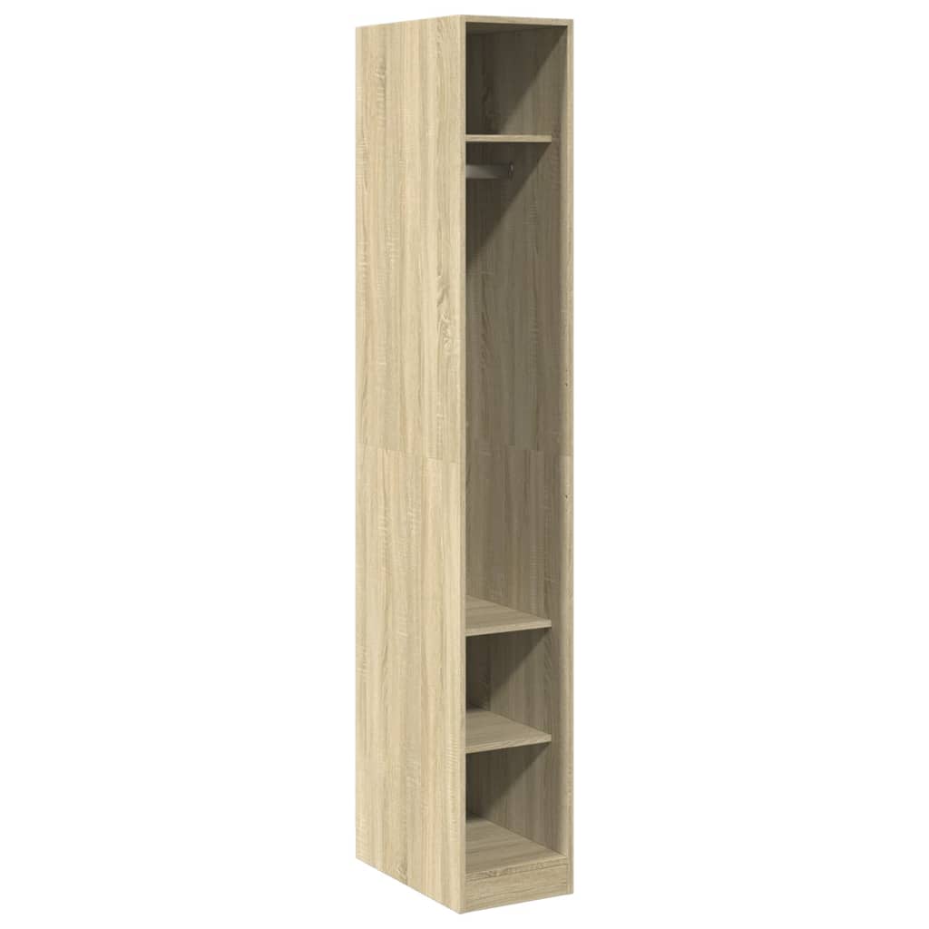 Garderobe Sonoma Eik 30X50X200 Cm Konstruert Tre