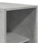 Garderobe Betonggrå 30X50X200 Cm Konstruert Tre