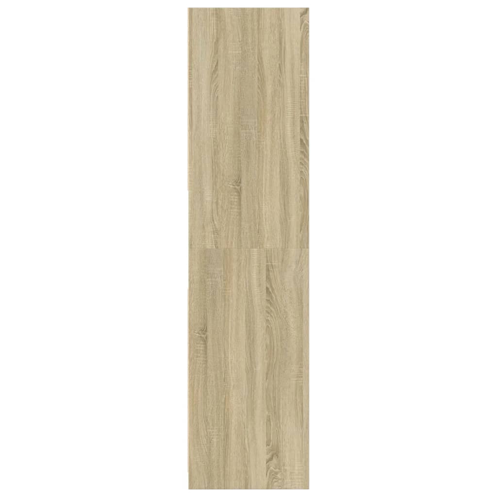 Garderobe Sonoma Eik 80X50X200 Cm Konstruert Tre