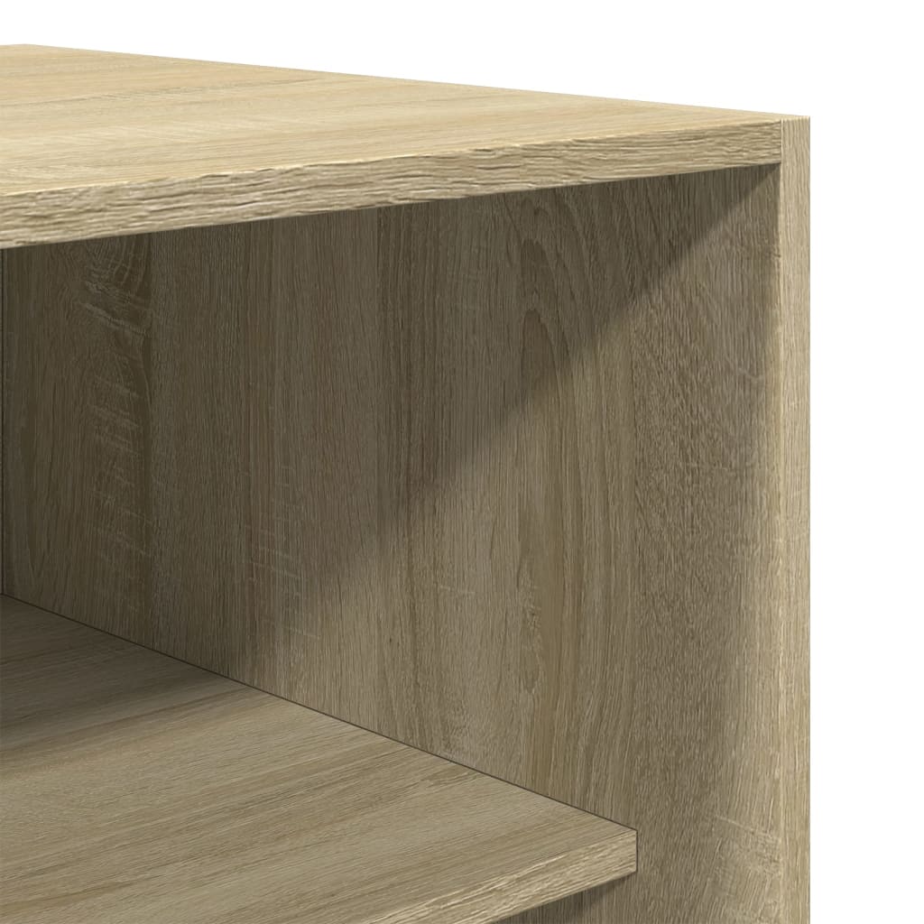 Garderobe Sonoma Eik 80X50X200 Cm Konstruert Tre