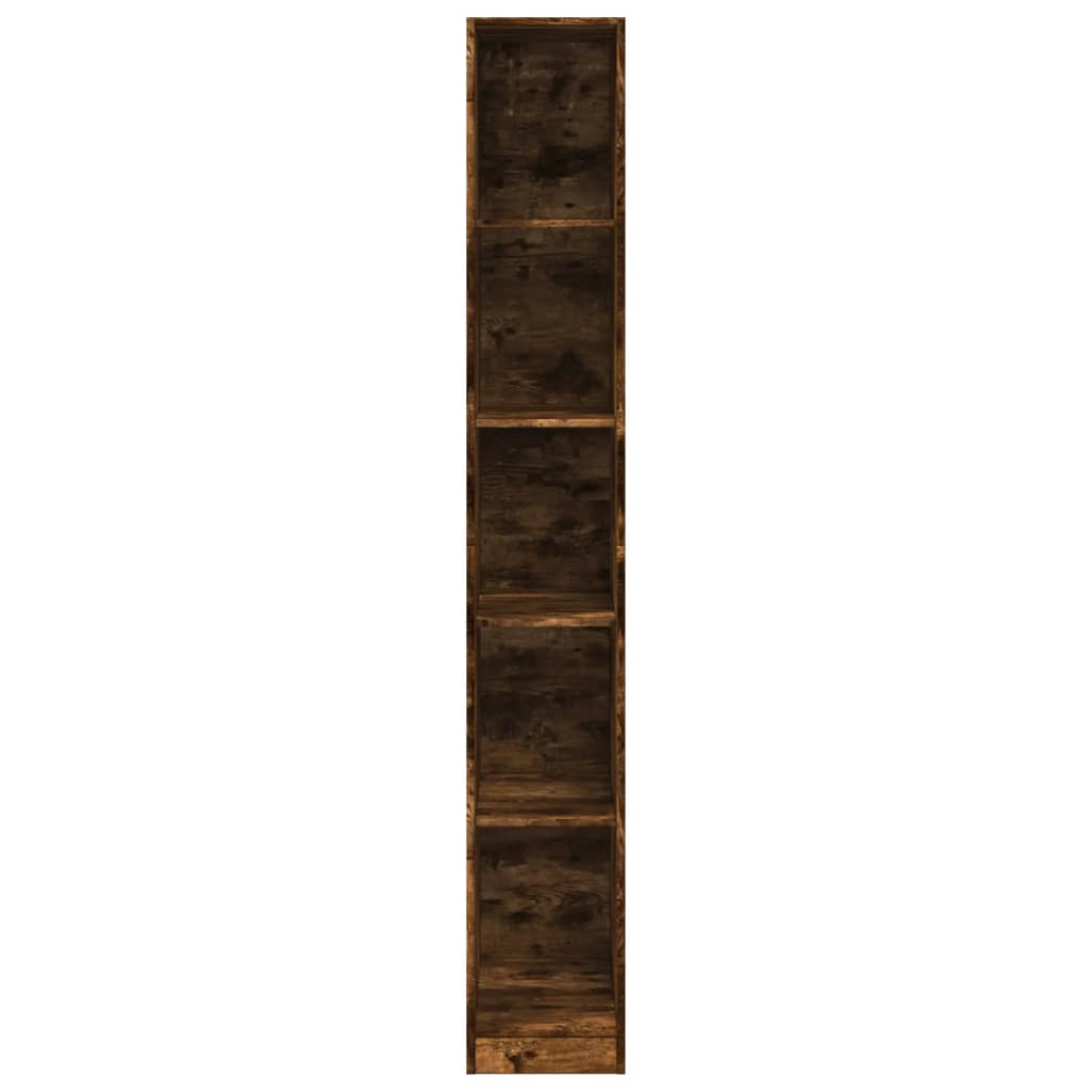 Garderobe Røkt Eik 30X50X200 Cm Konstruert Tre