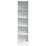 Garderobe Hvit 50X50X200 Cm Konstruert Tre