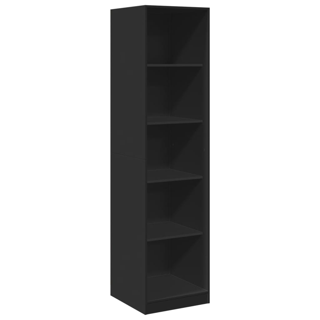 Garderobe Svart 50X50X200 Cm Sponplate
