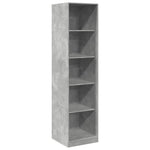 Garderobe Betonggrå 50X50X200 Cm Sponplate