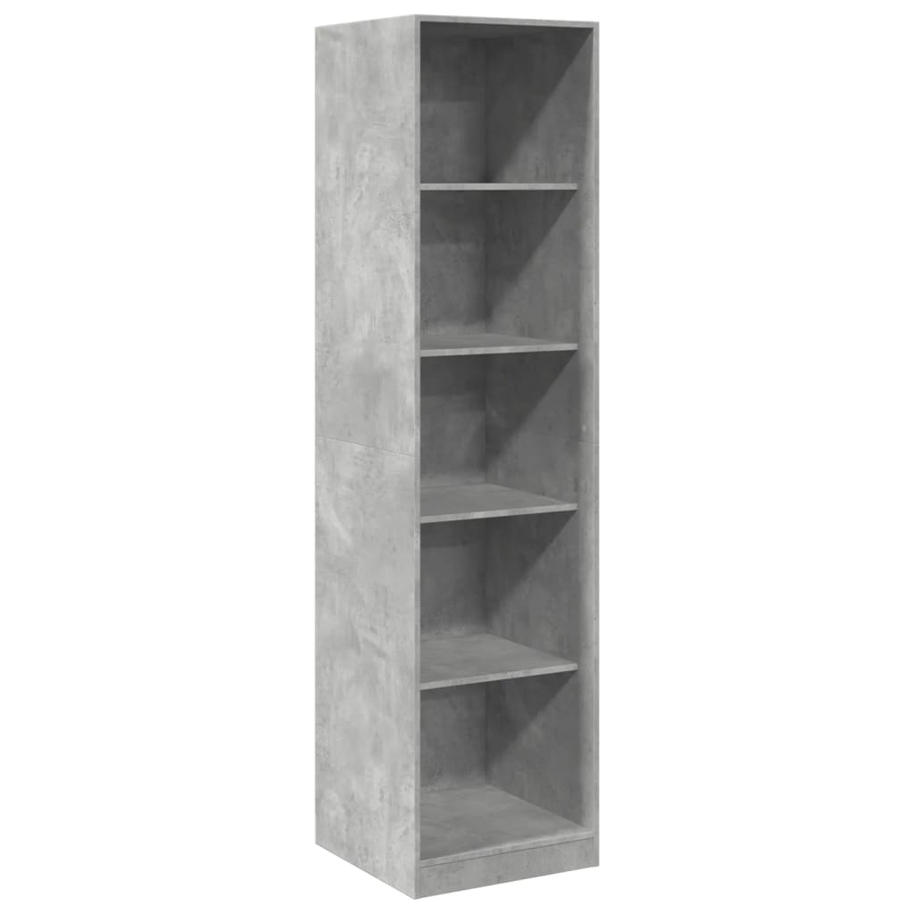 Garderobe Betonggrå 50X50X200 Cm Sponplate