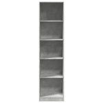 Garderobe Betonggrå 50X50X200 Cm Sponplate