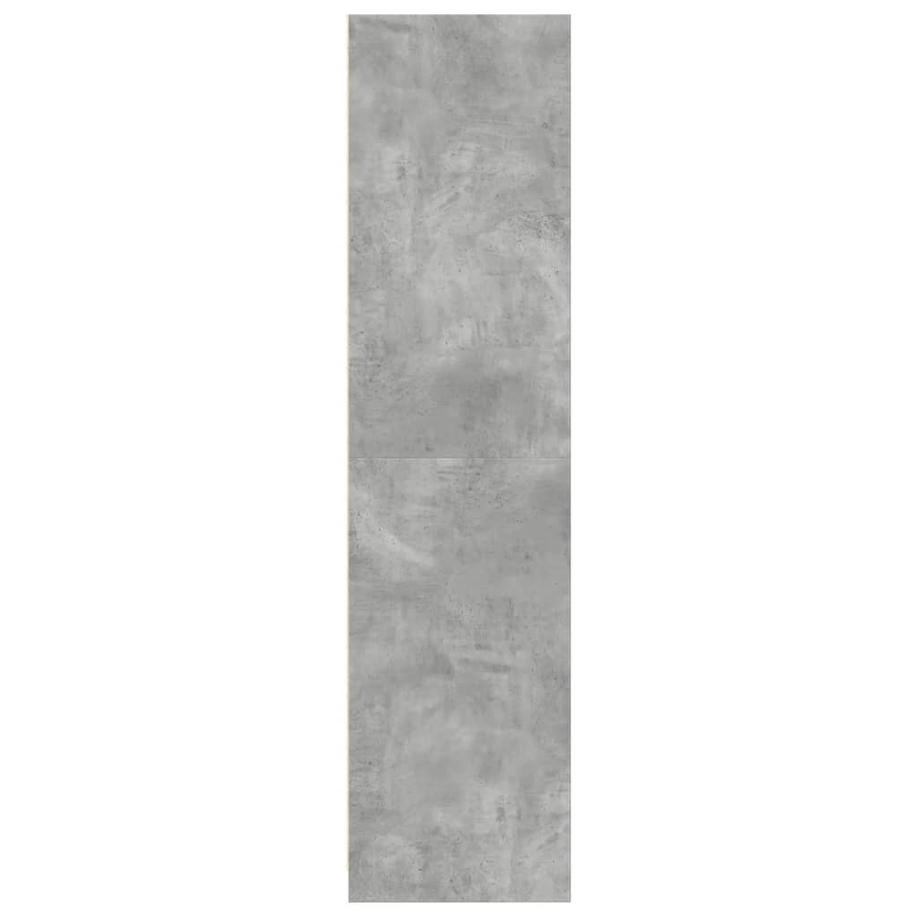 Garderobe Betonggrå 50X50X200 Cm Sponplate
