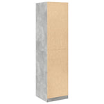 Garderobe Betonggrå 50X50X200 Cm Sponplate