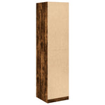 Garderobe Røkt Eik 50X50X200 Cm Konstruert Tre