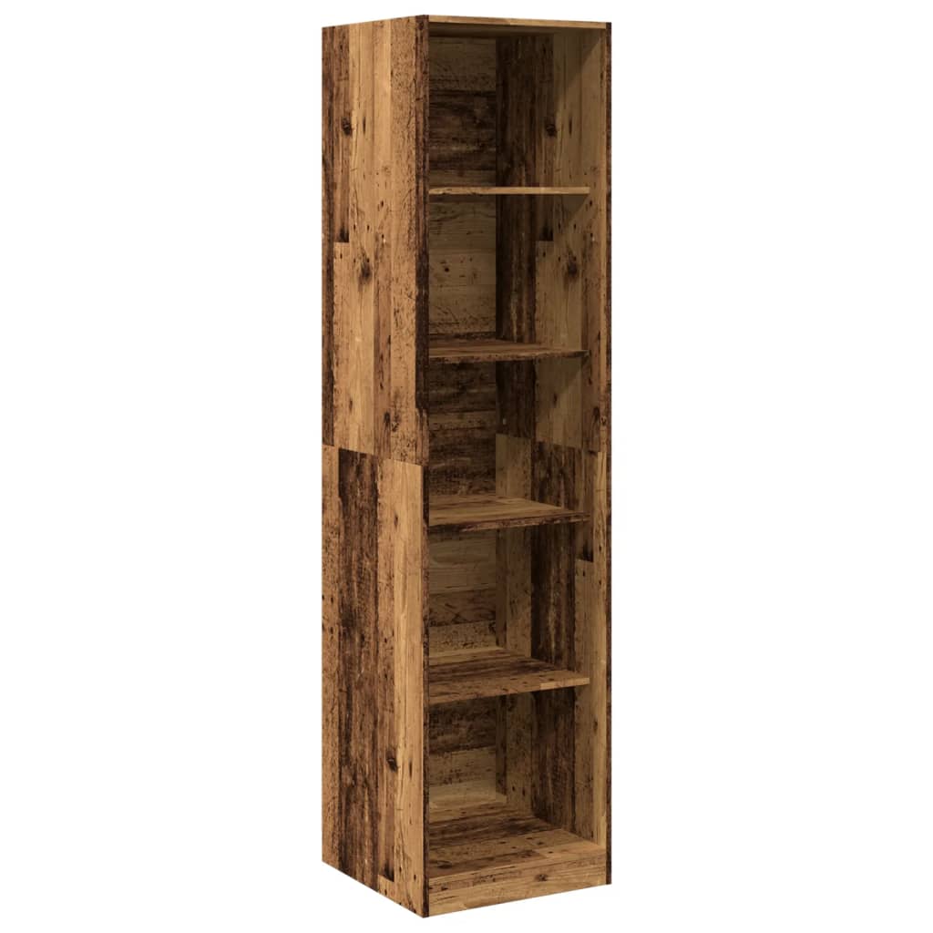 Garderobe Gammelt Tre 50X50X200 Cm Konstruert Tre