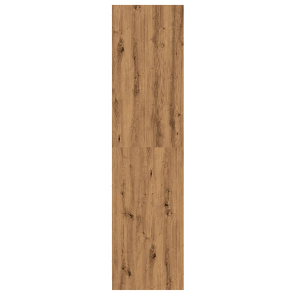 Garderobe Artisan Eik 50X50X200 Cm Konstruert Tre
