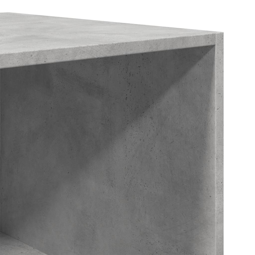 Garderobeskap Betonggrå 100X50X200 Cm Sponplate