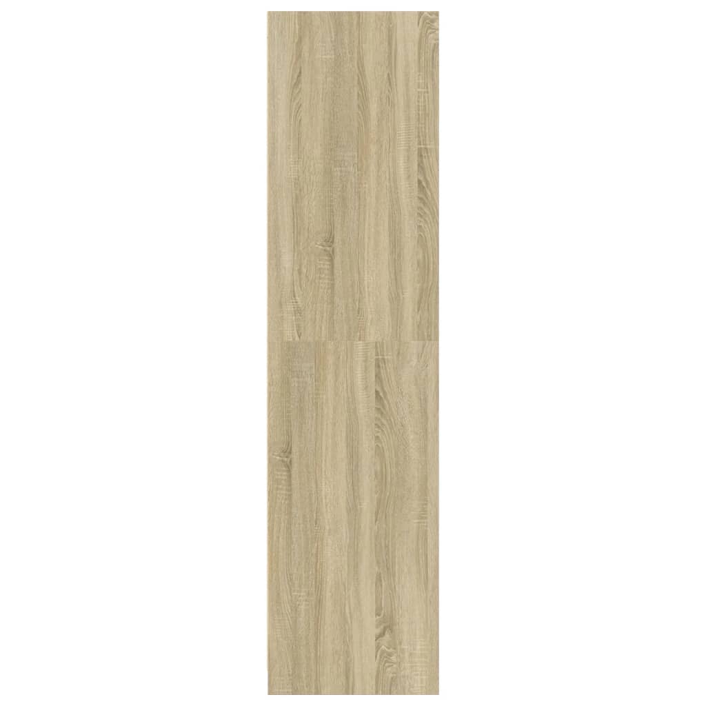 Garderobe Sonoma Eik 80X50X200 Cm Konstruert Tre