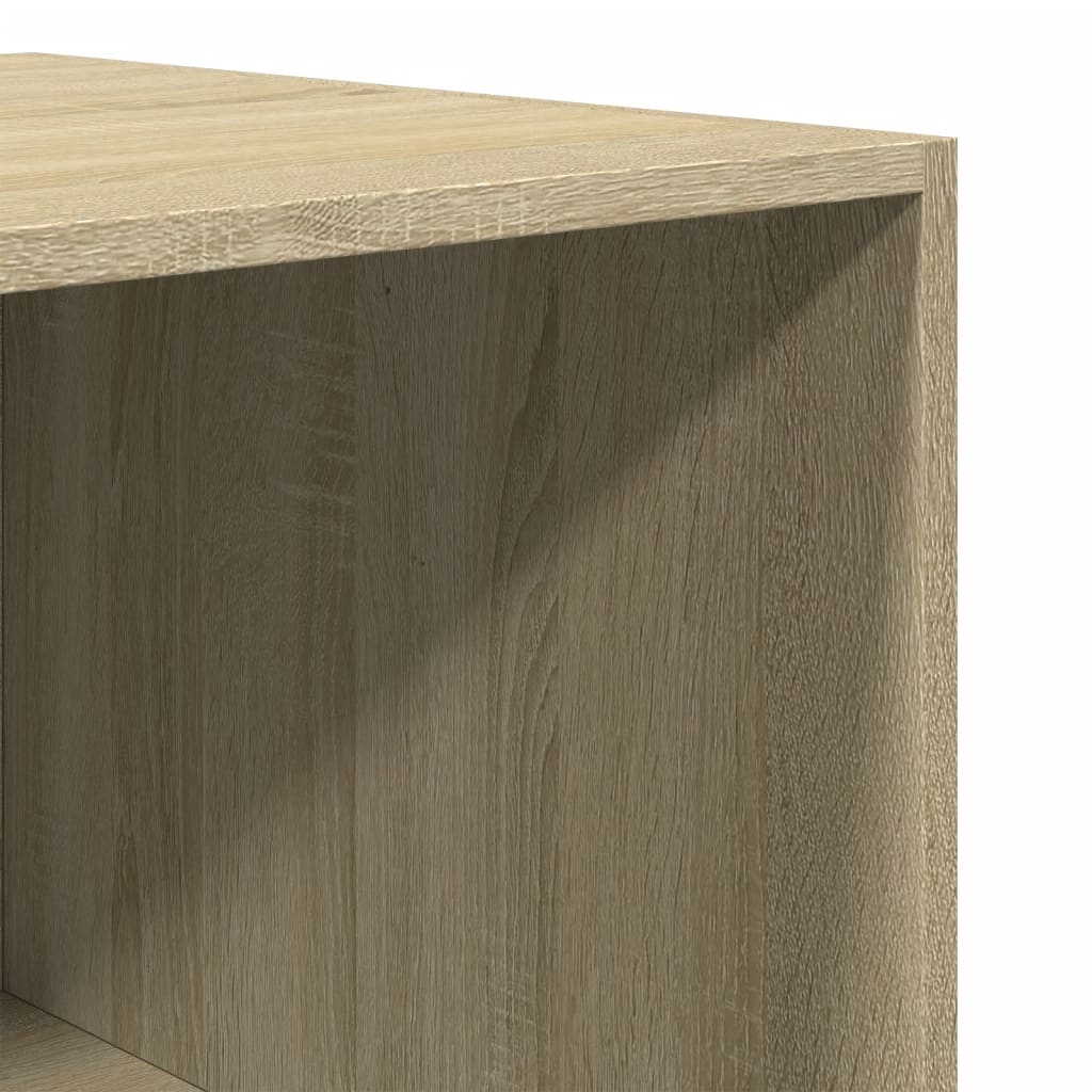 Garderobe Sonoma Eik 80X50X200 Cm Konstruert Tre