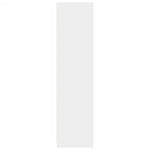 Garderobeskap Hvit 100X50X200 Cm Sponplate