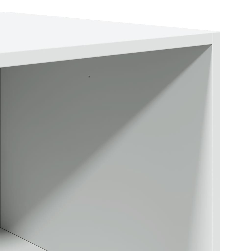 Garderobeskap Hvit 100X50X200 Cm Sponplate