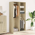 Garderobe Sonoma Eik 100X50X200 Cm Sponplate