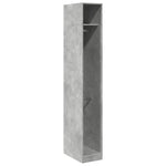 Garderobe Betonggrå 30X50X200 Cm Konstruert Tre
