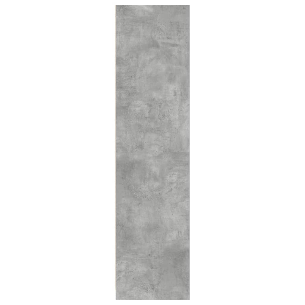 Garderobe Betonggrå 30X50X200 Cm Konstruert Tre