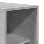 Garderobe Betonggrå 30X50X200 Cm Konstruert Tre