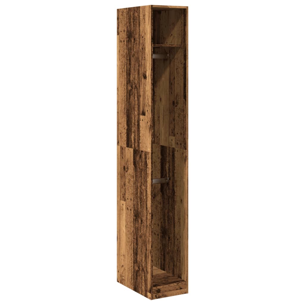Garderobe Gammelt Tre 30X50X200 Cm Konstruert Tre