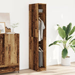 Garderobe Gammelt Tre 30X50X200 Cm Konstruert Tre