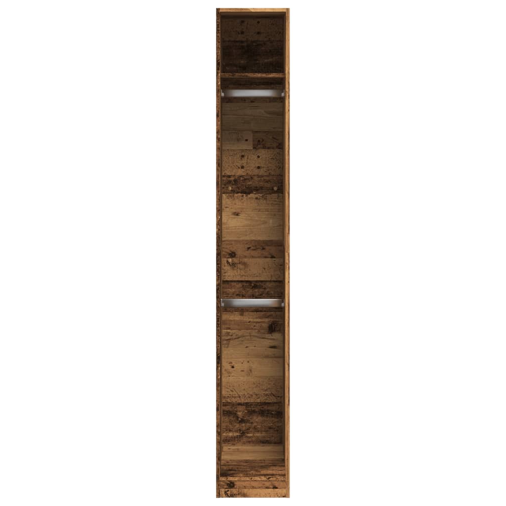 Garderobe Gammelt Tre 30X50X200 Cm Konstruert Tre