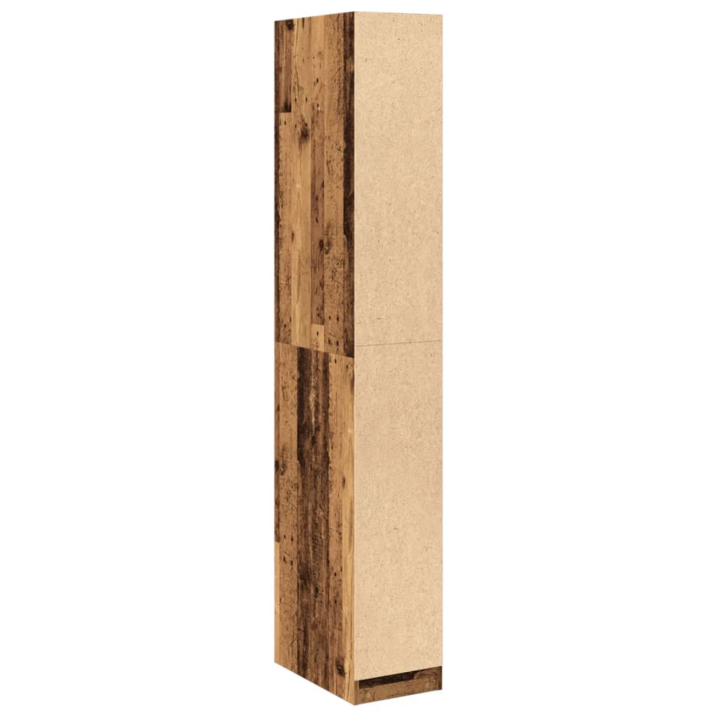 Garderobe Gammelt Tre 30X50X200 Cm Konstruert Tre