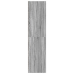 Garderobe Grå Sonoma 80X50X200 Cm Konstruert Tre