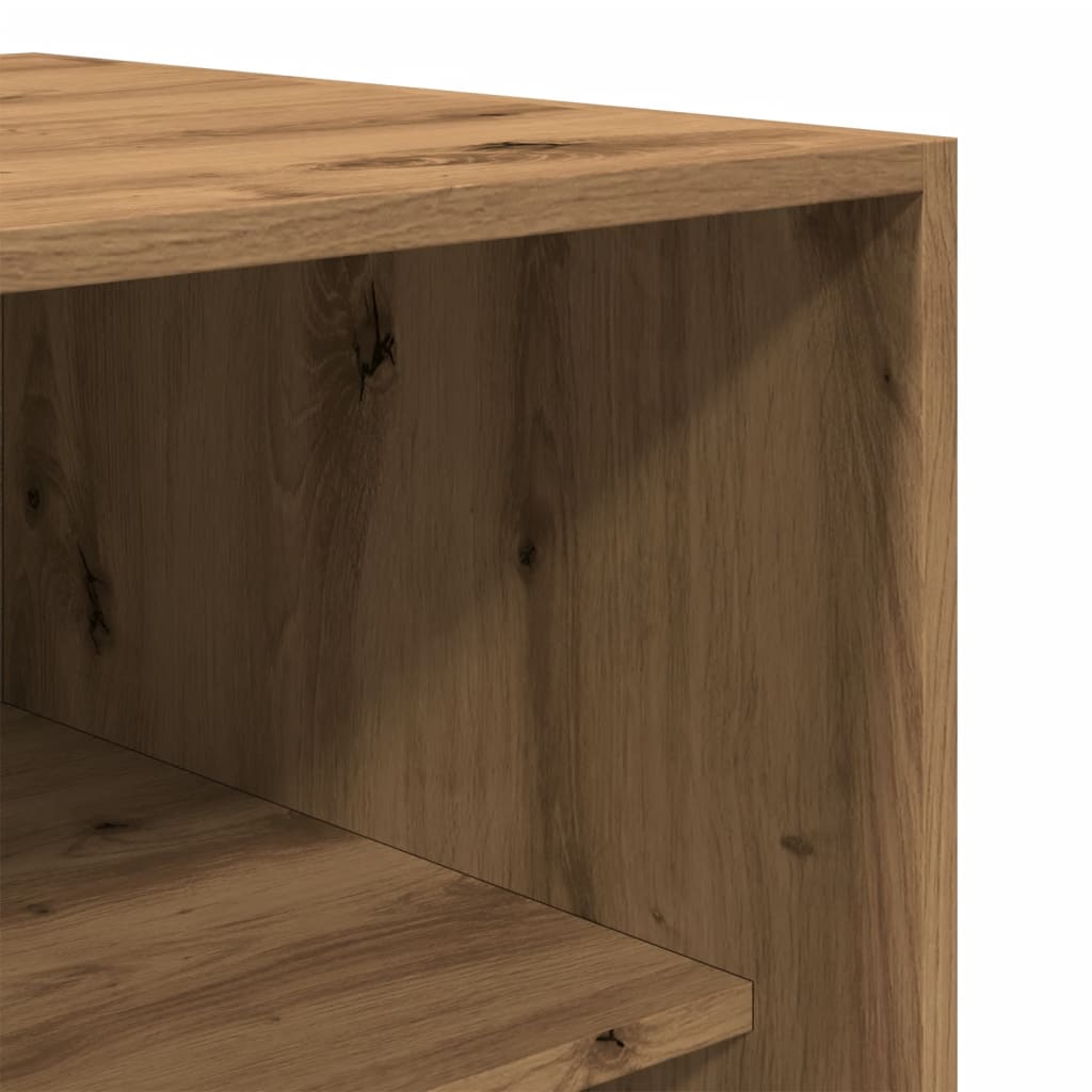 Garderobe Artisan Eik 80X50X200 Cm Konstruert Tre