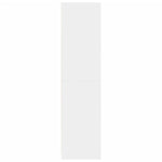 Garderobeskap Hvit 100X50X200 Cm Sponplate