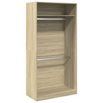 Garderobe Sonoma Eik 100X50X200 Cm Sponplate