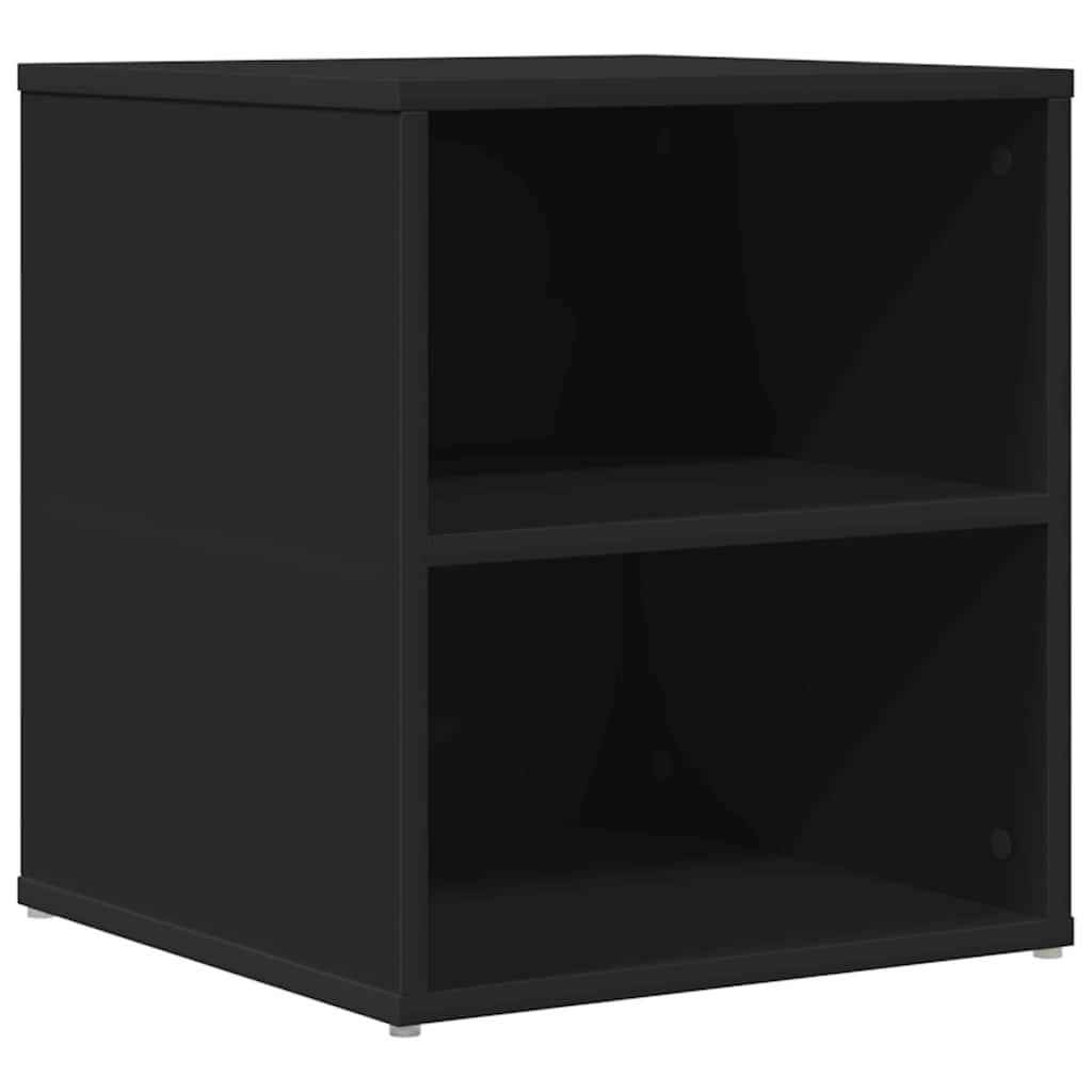 Hjørneskap Svart 200X40X45 Cm Konstruert Tre