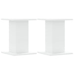 Plantestativ 2 Stk Hvit 30X30X40 Cm Konstruert Tre