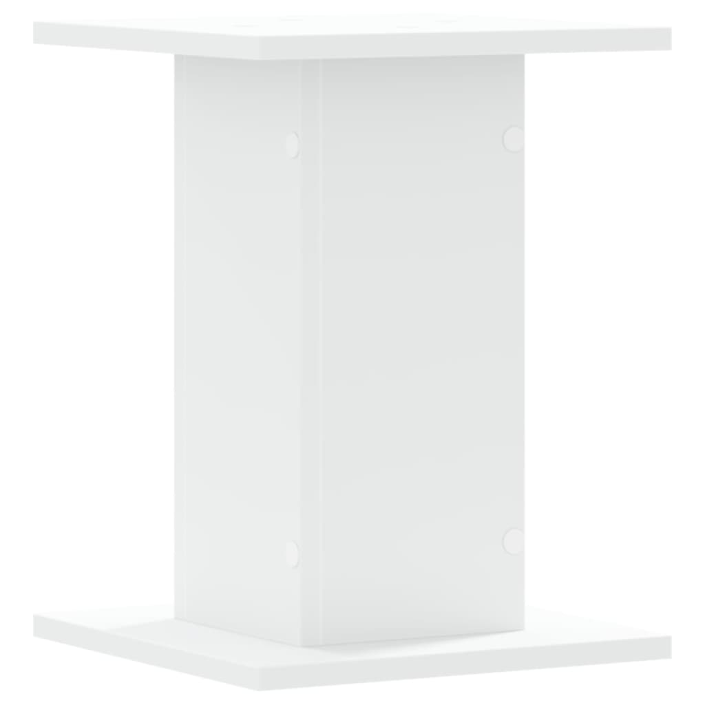 Plantestativ 2 Stk Hvit 30X30X40 Cm Konstruert Tre