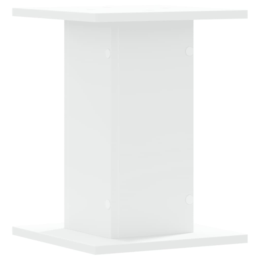 Plantestativ 2 Stk Hvit 30X30X40 Cm Konstruert Tre