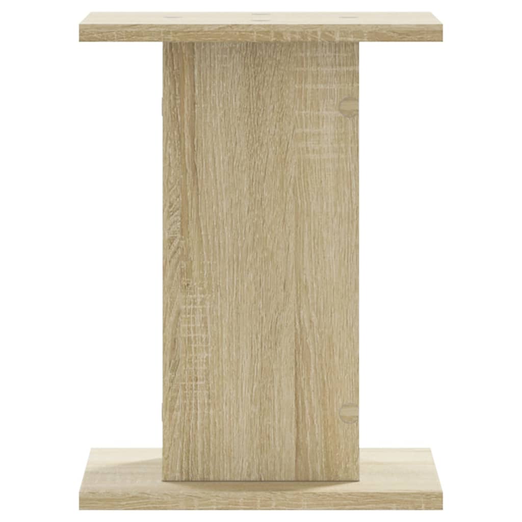 Plantestativer 2 Stk Sonoma Eik 30X30X40 Cm Konstruert Tre