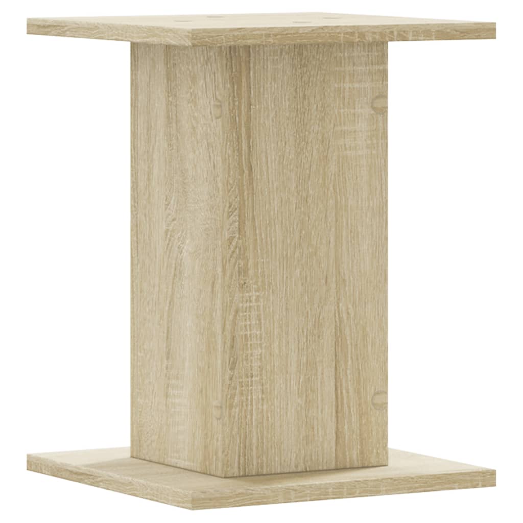 Plantestativer 2 Stk Sonoma Eik 30X30X40 Cm Konstruert Tre