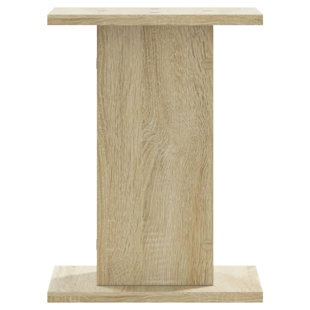 Plantestativer 2 Stk Sonoma Eik 30X30X40 Cm Konstruert Tre