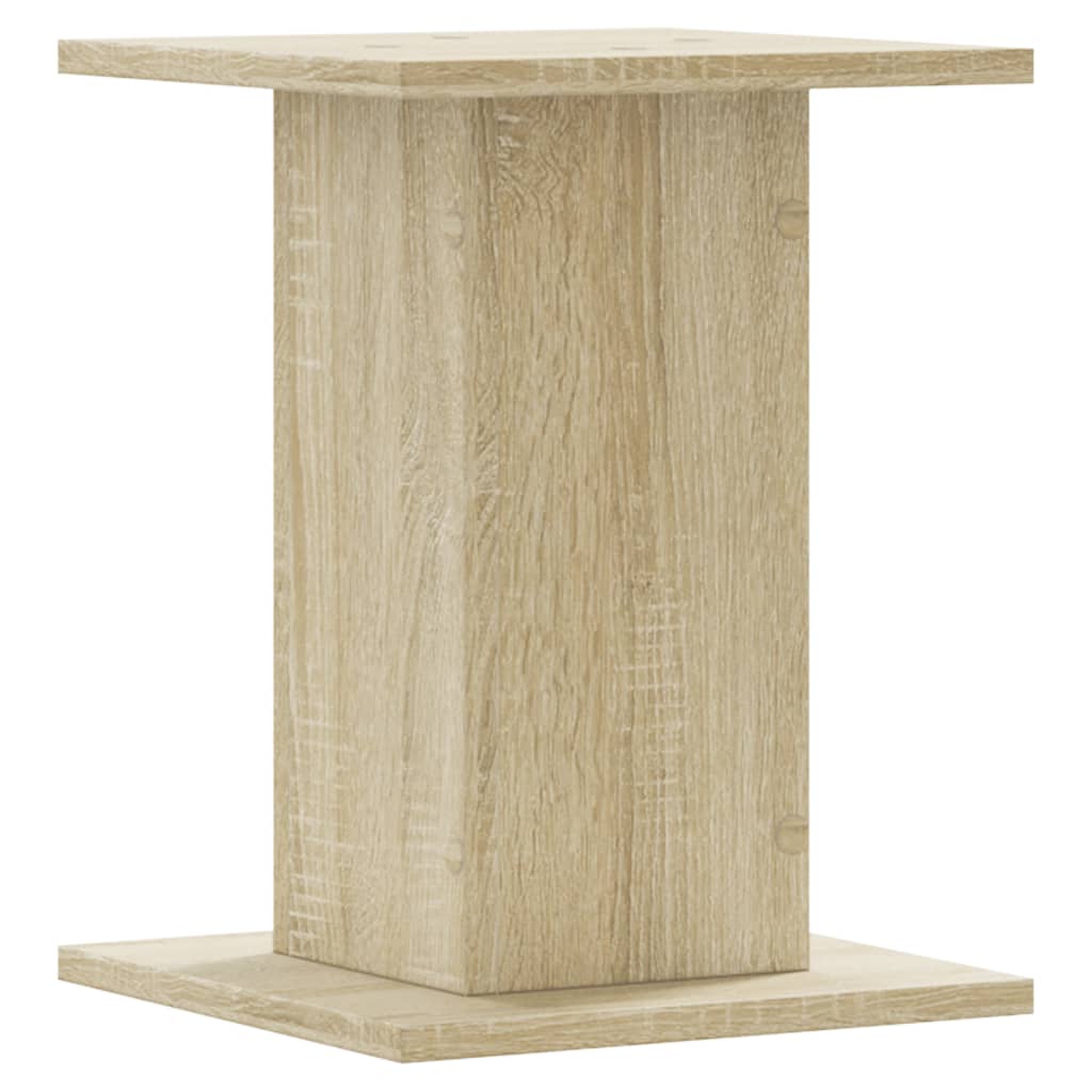 Plantestativer 2 Stk Sonoma Eik 30X30X40 Cm Konstruert Tre