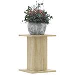 Plantestativer 2 Stk Sonoma Eik 30X30X40 Cm Konstruert Tre