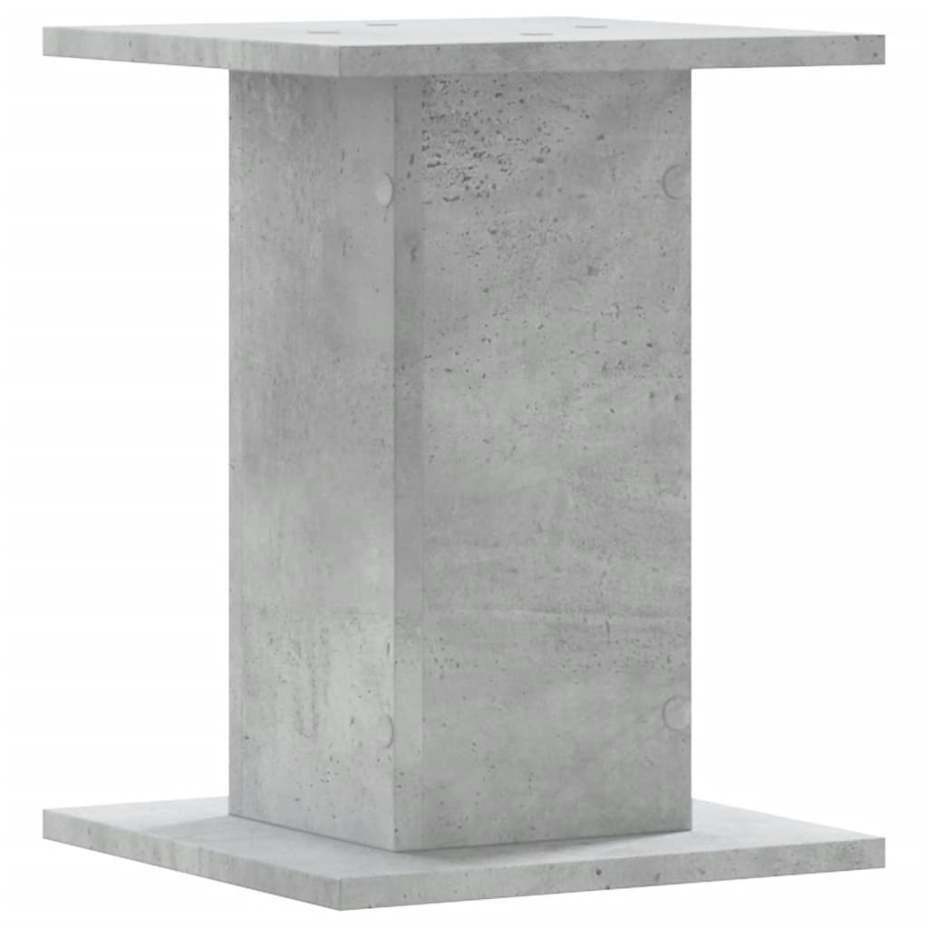 Plantestativer 2 Stk Betonggrå 30X30X40 Cm Konstruert Tre