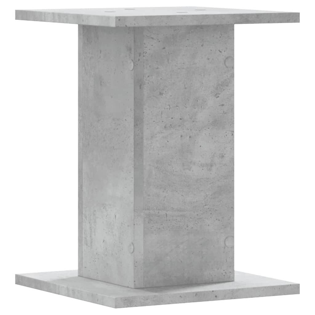 Plantestativer 2 Stk Betonggrå 30X30X40 Cm Konstruert Tre