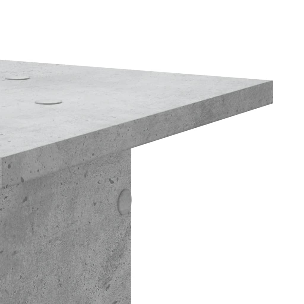 Plantestativer 2 Stk Betonggrå 30X30X40 Cm Konstruert Tre