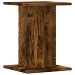 Plantestativer 2 Stk Røkt Eik 30X30X40 Cm Konstruert Tre